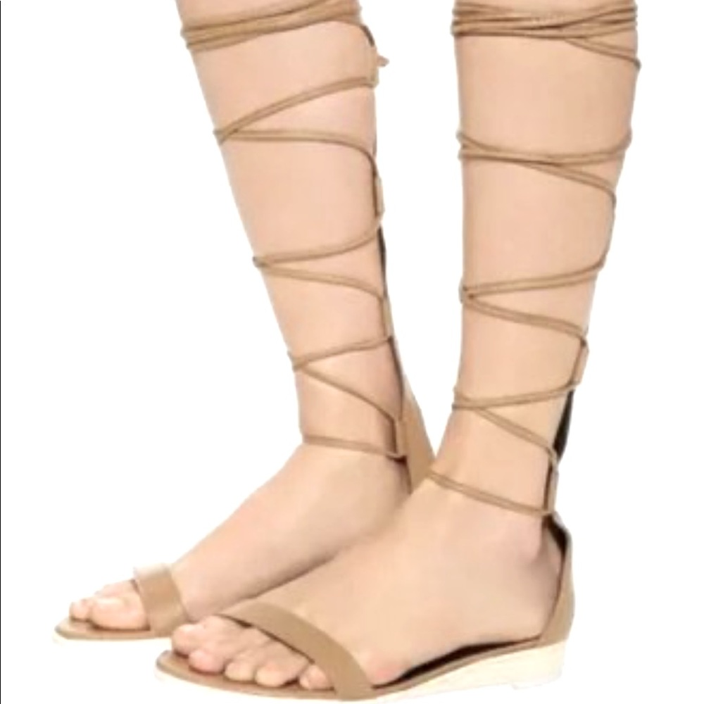 COPY - Tibi gladiators BEACHER NAPPA in color storm Sz 38
